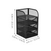 Operitacx Desk Organizer Drawer Storage Holder Mesh File Organizer for