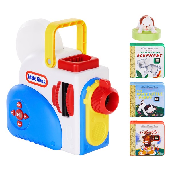 Little Tikes Story Dream Machine Starter Set, Storytime, , Little Golden Book, Audio Play, The Poky Little Puppy Character, Nightlight, Gift and Toy for Toddlers and Kids Girls Boys Ages 3+ years