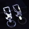 SJLAUX 2 Pcs Multi-tool Keychain, Zinc Metal Keyring with Bottle