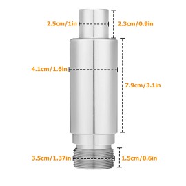 CNBIKER Heavy-Duty 41mm 3" Front Fork Tube Extensions For 86-17 Harley Softail Touring