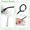 Dog Umbrella with Chain Leash, Puppy Umbrella for Rain Snow