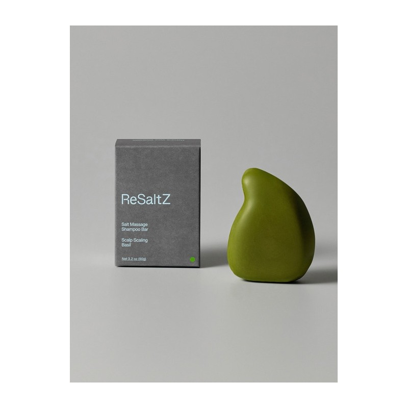 Salt Massage Basil Shampoo Bar / 솔트 마사지 바질 샴푸바