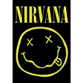 Old Glory Nirvana - Smiley Tapestry