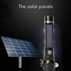 Multi Function Solar Power Military Flashlight Glass Breaker Camping Outdoor