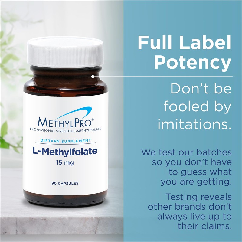 MethylPro L-Methylfolate 5 mg - L Methyl Folate, Methylfolate Supplement