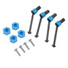 Metal Driveshaft Assembly Hex Wheel Hubs Combiner CVD for Traxxas
