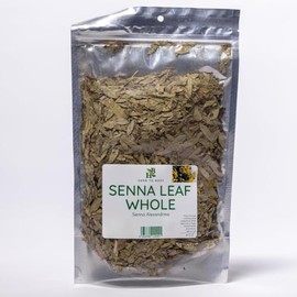 Herb To Body Senna Leaf Whole – 4 oz, Wildcrafted Dried Leaves for Senna Tea, Herbal Laxative for Natural Elimination & Gut Wellness Uses