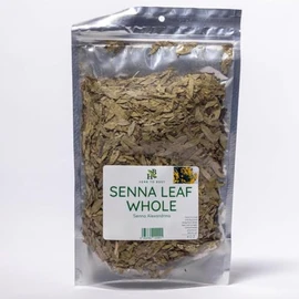 Herb To Body Senna Leaf Whole – 4 oz, Wildcrafted Dried Leaves for Senna Tea, Herbal Laxative for Natural Elimination & Gut Wellness Uses