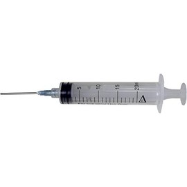 10 Pack of 20 ml Industrial Syringes with 15G x 1-1/2" Blunt Tip Fill Needle and Plastic Cover
