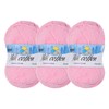 Rebower Cotton Yarn,65% Cotton and 35% Acrylic Fibers Soft Knitting