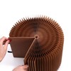 Brown Craft Paper Stool - 11 inch Heigh - Folded