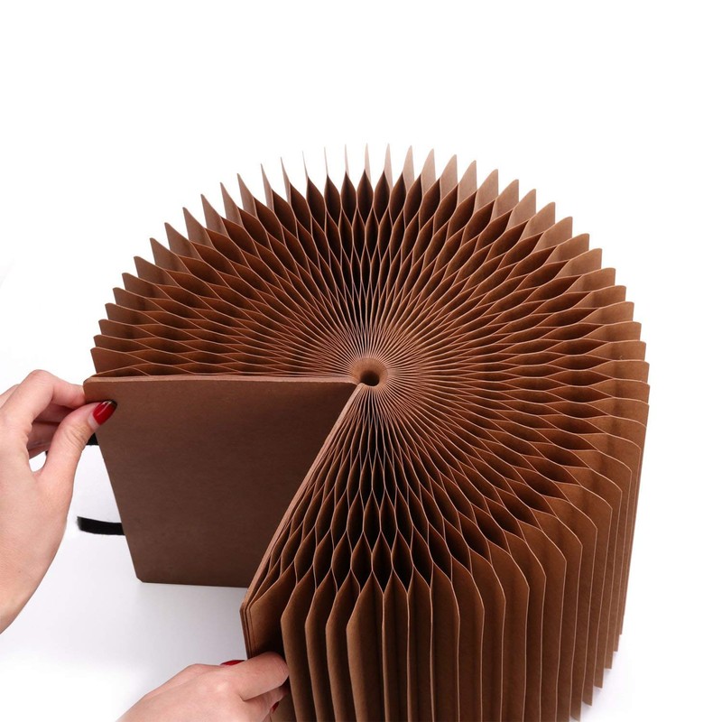 Brown Craft Paper Stool - 11 inch Heigh - Folded