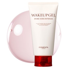 Fermenta Wake-up Gel, Pore Serum Wash, 5.3 oz (150 g), Morning Face Wash, Time Saving, Fermentation, Pomegranate Extract, Citrus Floral Scent, Moisturizing, Rough Skin, Swelling, Pores, Peeling, Peptides, No Foaming Required, Five Sensory Satisfaction, S