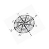 Car Compass Graphic Vinyl Sticker, Mountain Compass Sticker, Compass Sticker,
