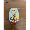 Linden Vintage Googly Moving Eye German Lion Key Wind Pendulette
