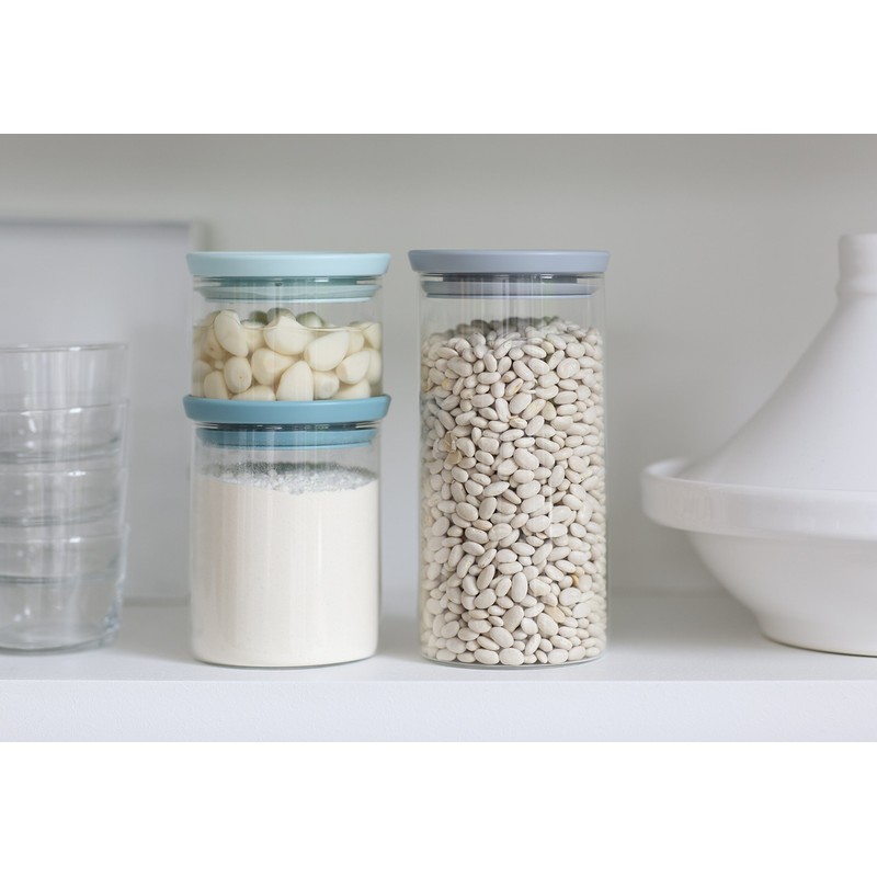 Brabantia Jar Stackable Glass, 1.9 L