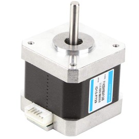 Stepper Motor, 24V/1.5A Nema 17 2 Phase Stepper Motor Stepper Motor Control 0.4Nm 1.8° Industrial Control Stepper Motor Stepper Motor