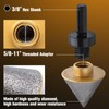 LEONTOOL Diamond Beveling Chamfer Bits 5/8-11" Thread Diamond Countersink Drill