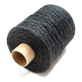 Paper Thread (Thin) Approx. 1666.9 ft (480 m) for Rakin Packaging Material Handmade Washi Thread (31 Black)