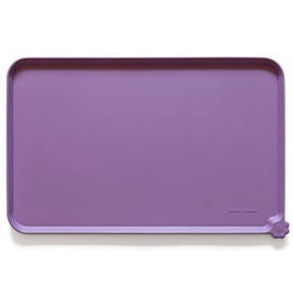 Hoki Found Silicone Pet Food Mats Tray - High-Lips Pet Dog Cat Bowl Mats - Pet Feeding Mat - Waterproof Dog Cat Food Mats -Pet Water Mats for Floors - Amethyst