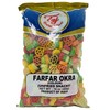 TAJ Gourmet Farfar Fryums (Wheat Pellet Tube), 400g (Okra)