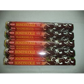 HEM Honeysuckle 100 Incense Sticks (5 x 20 stick packs)