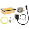 Carburetor Ignition Coil Air Fuel Filter Kit Replacement Fit for