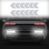 SUNBREATH Reflective Safety Warning Stripes Arrow Decals Car Trunk Rear