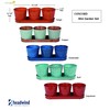 Robert Allen MPT01910 Concord Garden Flower Pot Set with Tray,