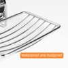 Ulable Stainless Steel Soap Holder, Bathroom Vacuum Suction Cup Wall