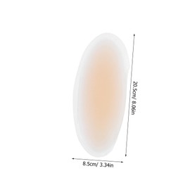 Beavorty 1 Pairs Silicone Straight Leg Patch Calf Pads Correct Leg Shape Fake Muscles Thigh Pads Soft Leg Gel Pads Leg Correcting Pads Knee Pad Inserts Leg Corrector Pads Beige