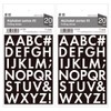 Seal Alphabet Capital Letters Waterproof Sticker FU (2 Pieces) English