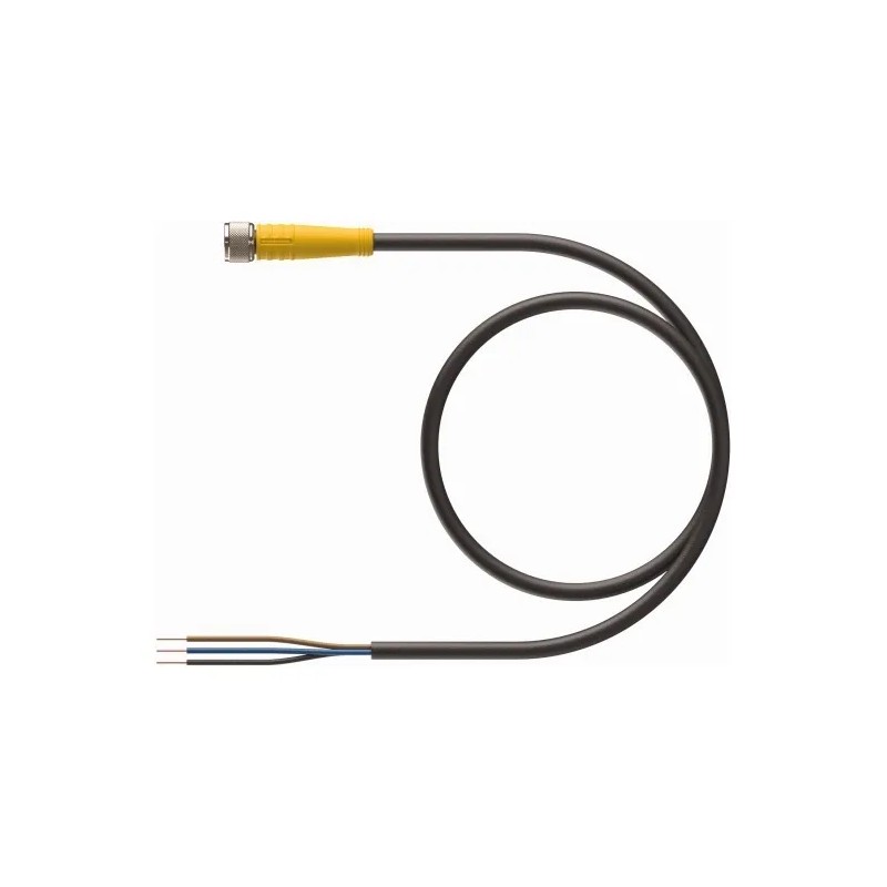 Cable Hembra 3 Pines Recto M8 3mts Turck Pkg 3m-1