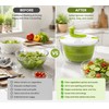 Manual Salad Spinner for Washing & Drying Vegetables – Large