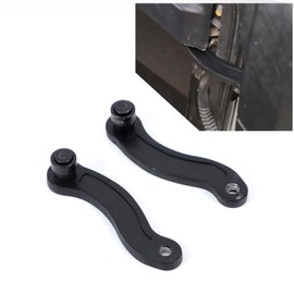 PIUGILH Car Exterior Door Handle Hinge Suitable for LR Defender 2014-2018, Black Carbon Steel Front Door Hinge, for Outdoor Door Handle Hinges, Car Trim Accessories
