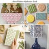 24Pcs Dot Line Pattern Stencils (8x4 Inches) – Reusable PET