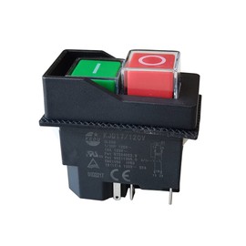 Kedu KJD17/120V/5Pin Push Button Switch Electromagnetic Switches with Power-Off and Undervoltage Protection 16A IP55 CE