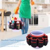 ZIORS Bucket Cleaning Tool Organizer,Wash Tool Caddy 5-Gallon Organizer,5 Gallon