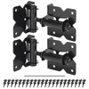 Self Closing Gate Hinges Heavy Duty for Vinyl/Wooden Fence Gates,