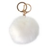 JOIN KC-25 Fox Fur Keychain Cute Bag Charm Bombon Pom