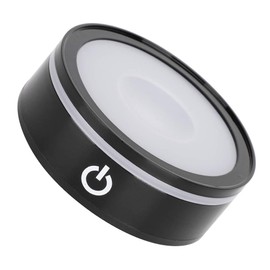 Chazcool LED Base, Light Display Base, 3D Photo Glass LED Stand, USB Battery Operated (Concave)