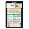 Whitecoat Clipboard® - Speech Language Pathology Edition (Blue, Bifold)