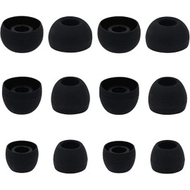 ALXCD Ear Tips Compatible with JBL Endurance Race Sport Earbuds, 6 Pairs S/M/L Sizes Replacement Soft Silicone Earbud Tips Eartips, Compatible with JBL Endurance Race, Black