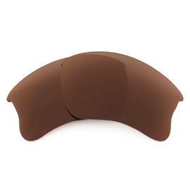 Revant Replacement Lenses for Oakley Flak Jacket XLJ sunglasses, UV Protection, Anti-Scratch and Impact Resistant, Polarized Dark Brown
