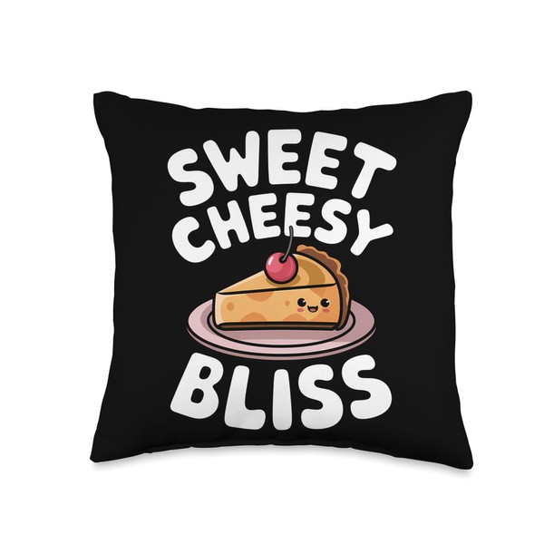 Cheesecake Sweets Sweet Tooth Cheese Lover Dessert Baker Throw Pillow