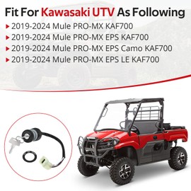 JAVIK Ignition Key Switch for Kawasaki PRO-MX KAF700 EPS KAF700 EPS Camo KAF700 EPS LE KAF700 2019 2020 2021 2022 2023 2024 OEM# 27005-Y006