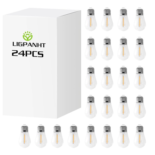 XXCCLLIIGGHHTT S14 LED Replace Light Bulbs for Patio String Light