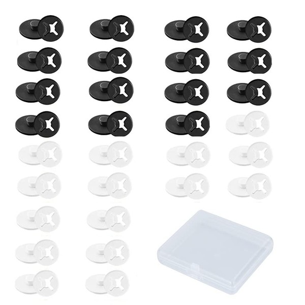 30 Pairs Number Buckles Fasteners Holder for Runner - Running