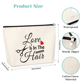 Hair Stylist Gifts Hair Stylist Supplies Makeup Bag Hairdresser Gift Ideas Cosmetology Graduation Gift Salon Stylist Gift for Women Birthday Christmas Thank You Gift for Barbers Makeup Bag