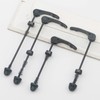 Unxuey 2 Pairs Black Bicycle Quick Release Axle, Quick Release